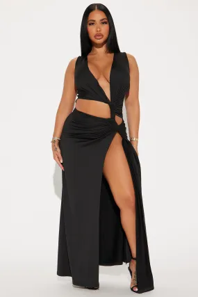 Bahama Beach Maxi Dress - Black