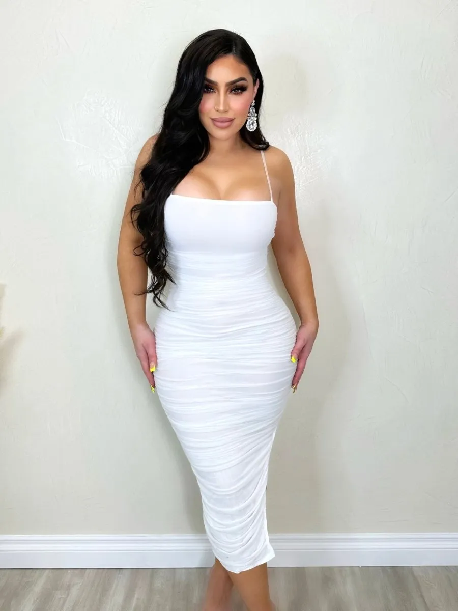 Beauty Is Endless Dress White