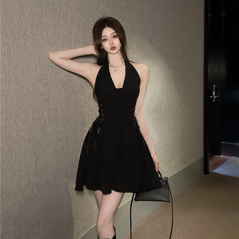 Black Slip Dress  KF83336