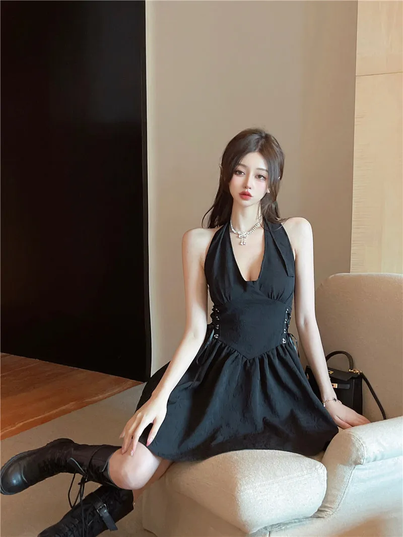 Black Slip Dress  KF83336