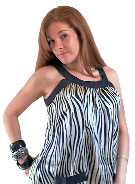 Black White Zebra Print Dress