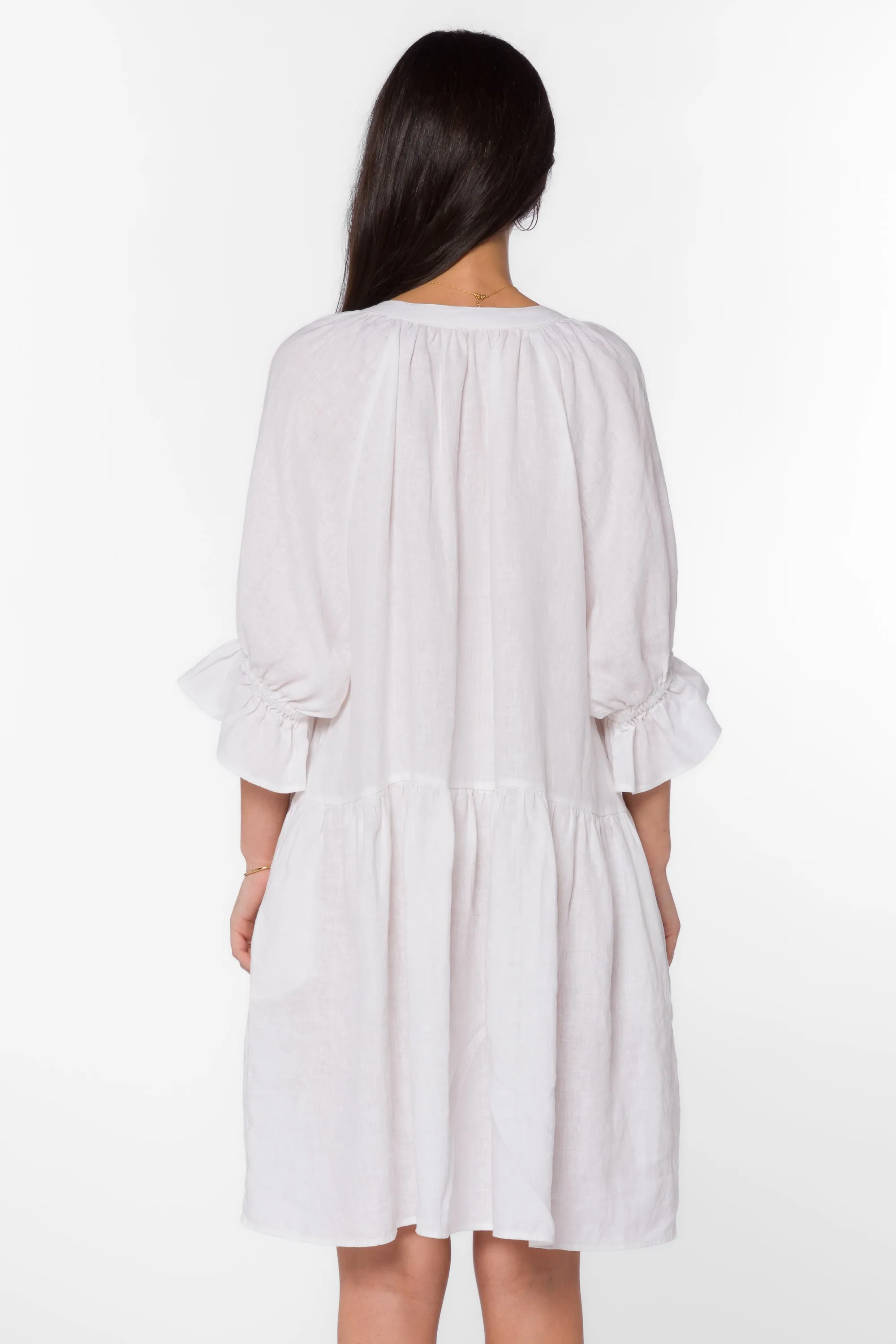 Carine Optic White Dress