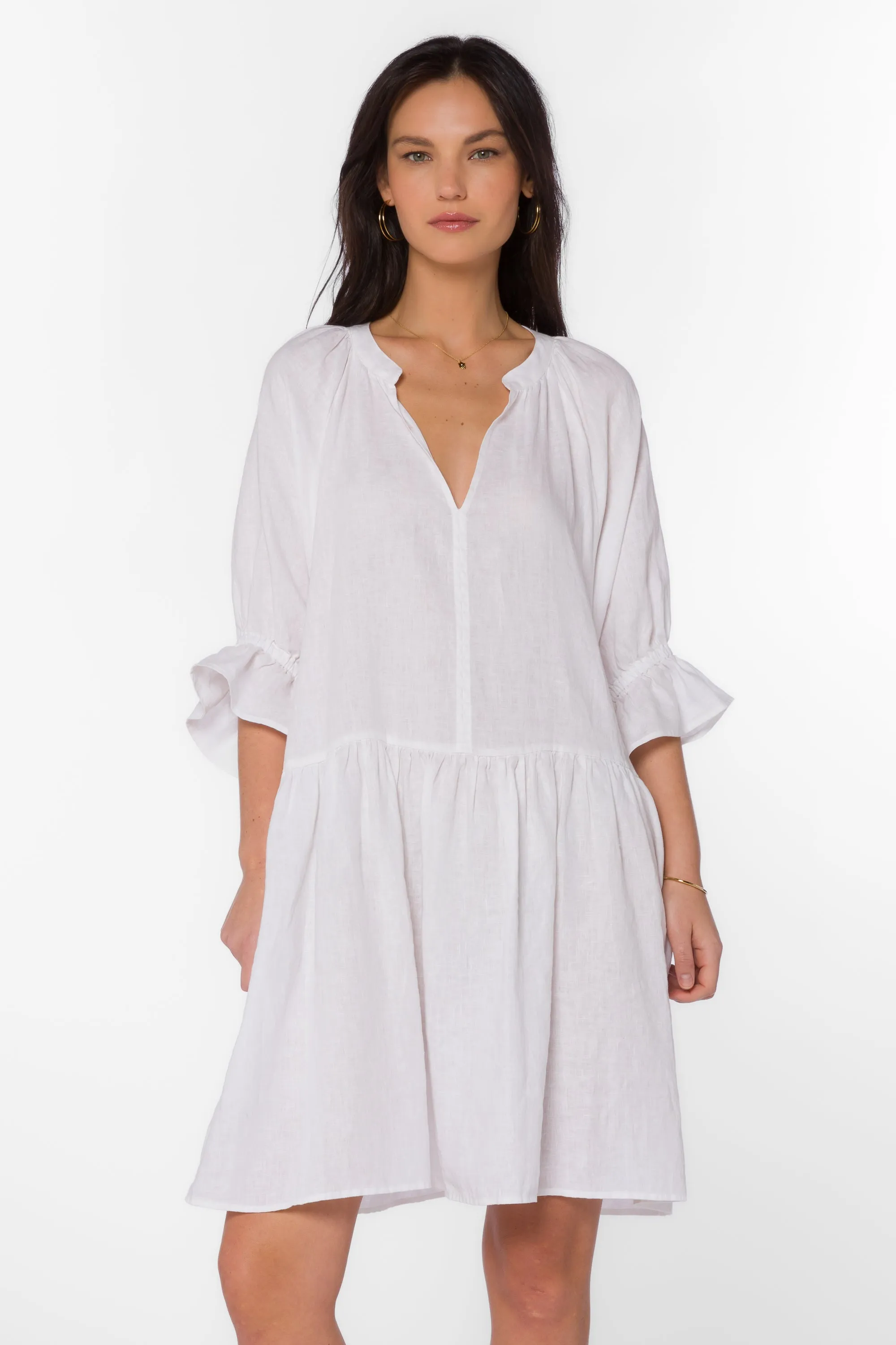 Carine Optic White Dress