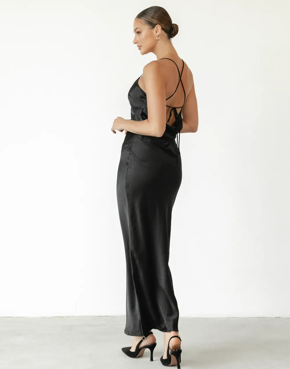 Ceclia Maxi Dress (Black)