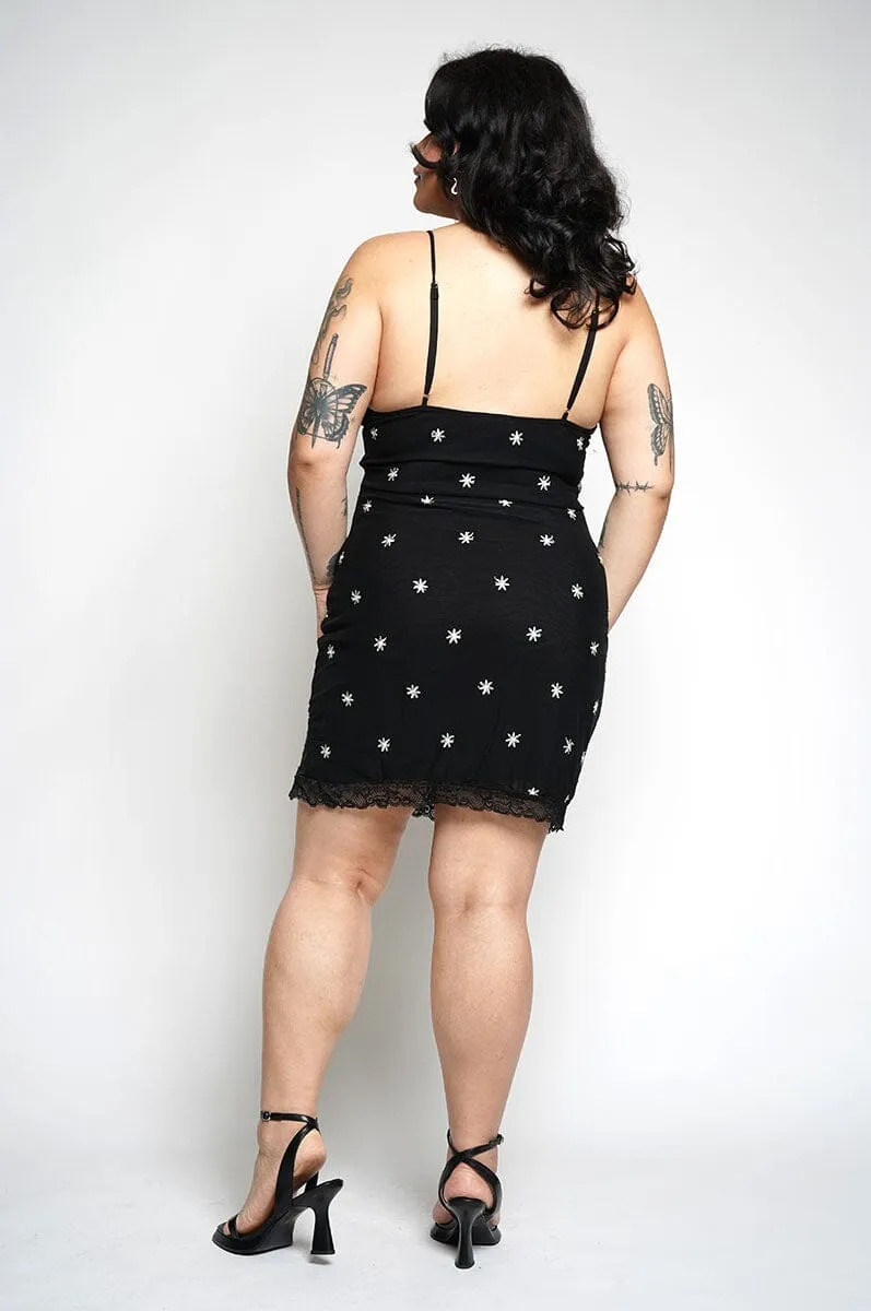 Daisy Mesh Slip Dress [Last S, L]