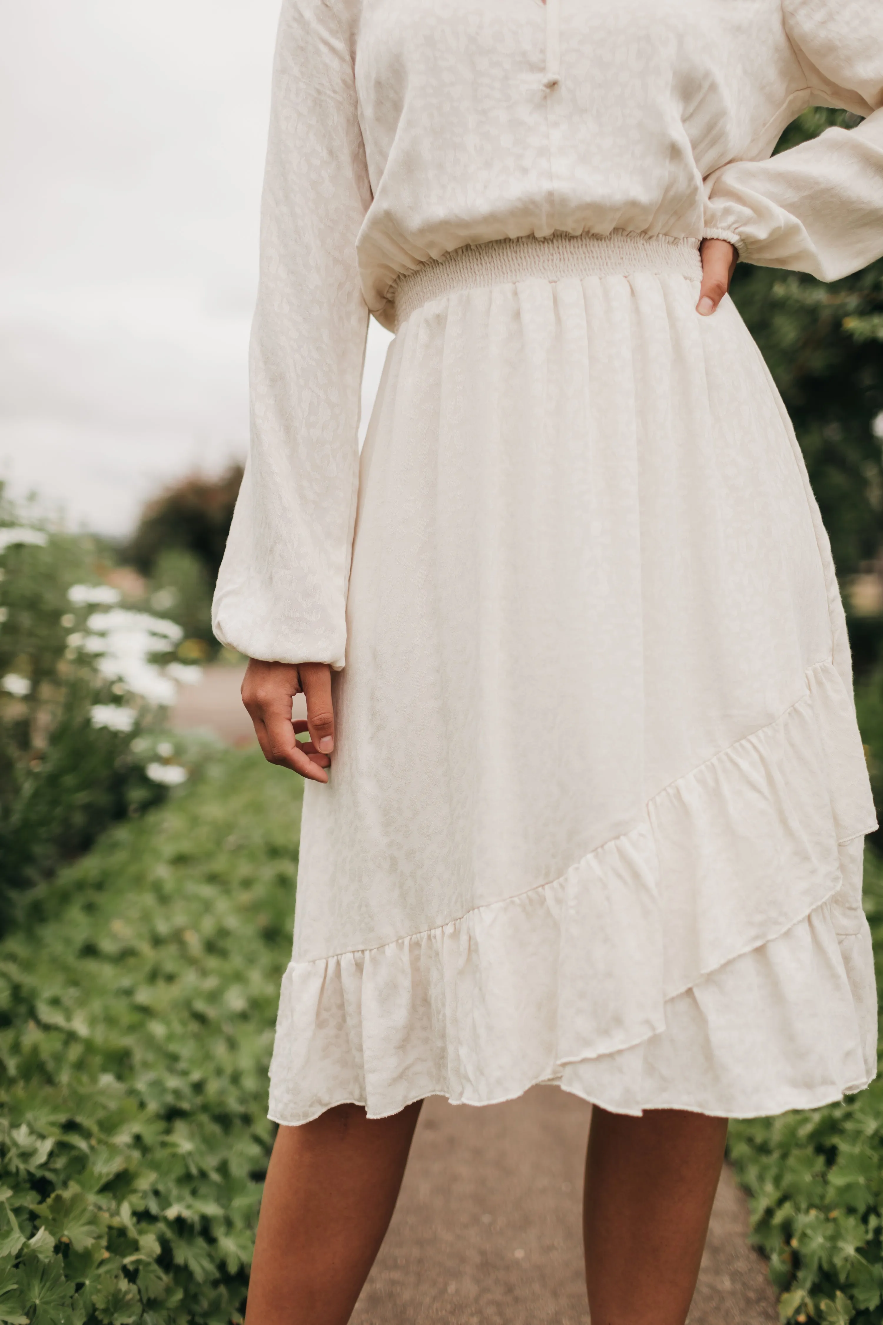 Elizabeth Dress in Off White