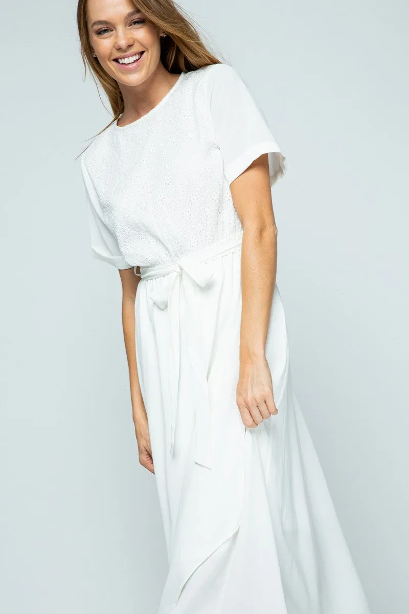 Faith Maxi Dress in White