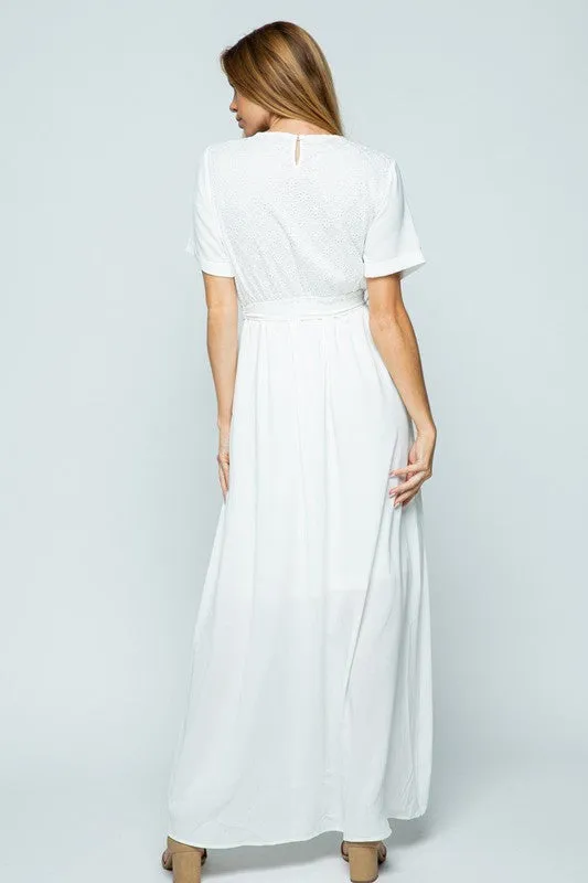 Faith Maxi Dress in White