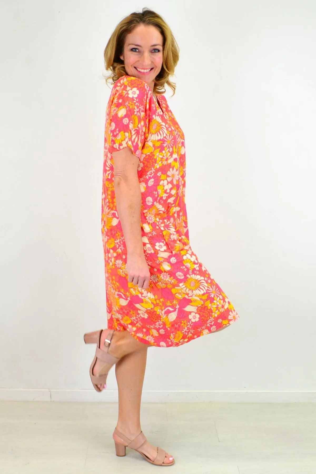 Gypsy Floral Tunic Slip Dress