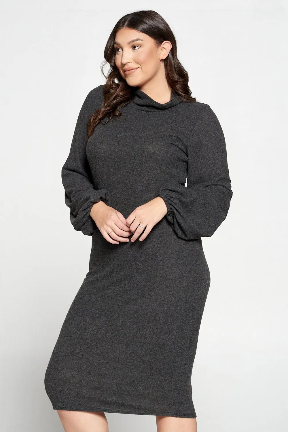 Hacci Knit Sweater Dress