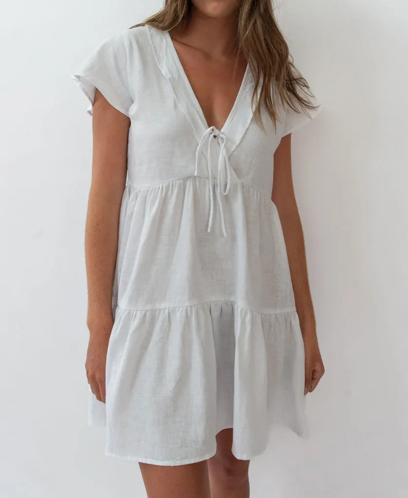 Hannah Dress | White