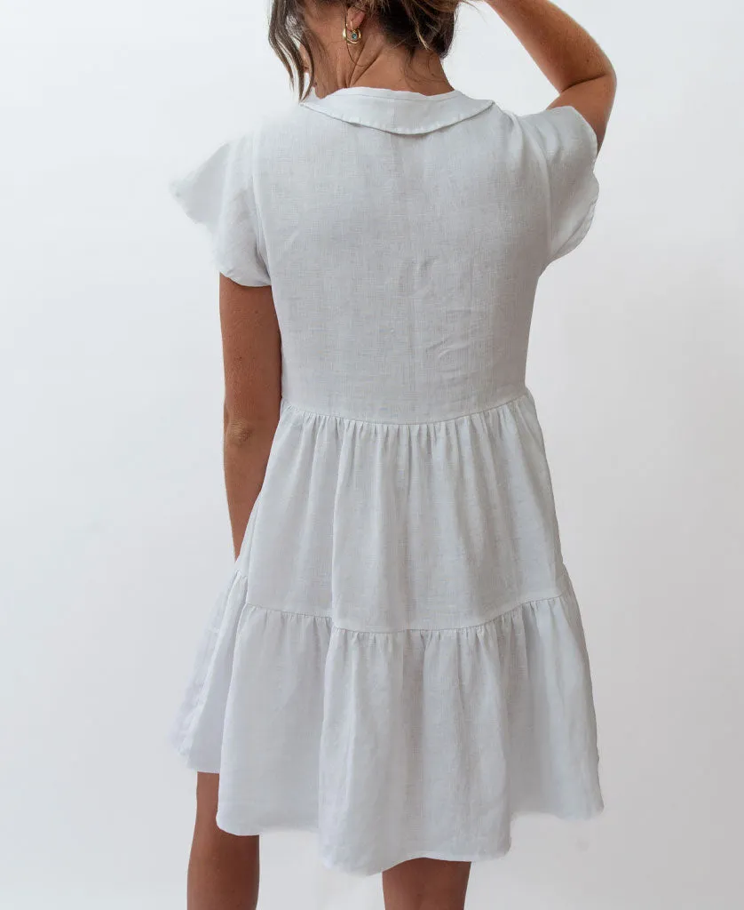 Hannah Dress | White