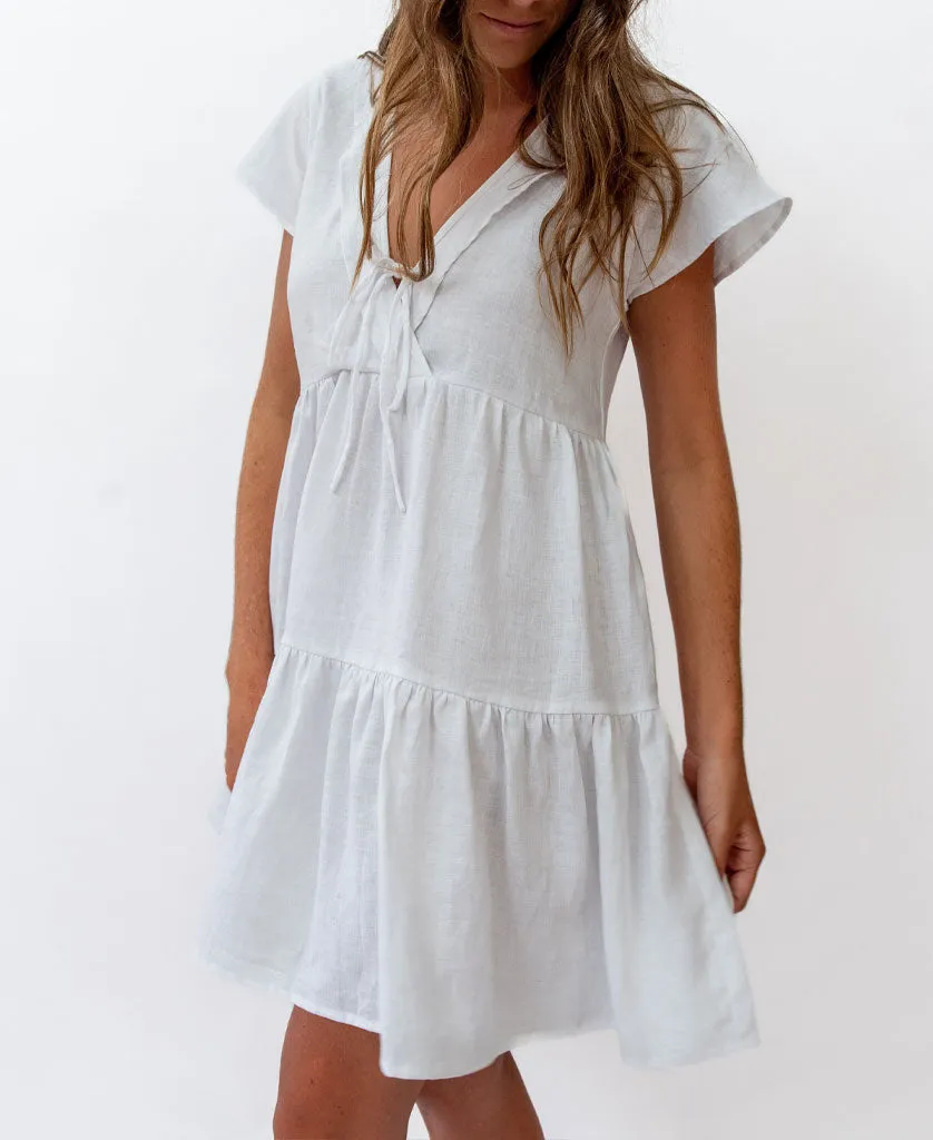 Hannah Dress | White