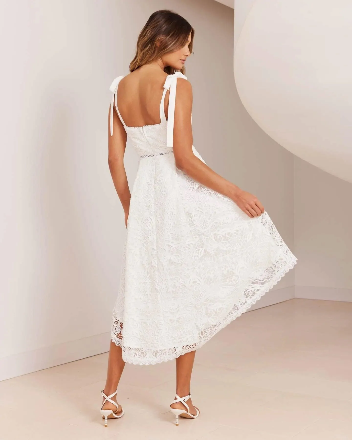 Heidi Dress -White