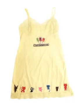 hellpraiser yellow bugZ slip dress