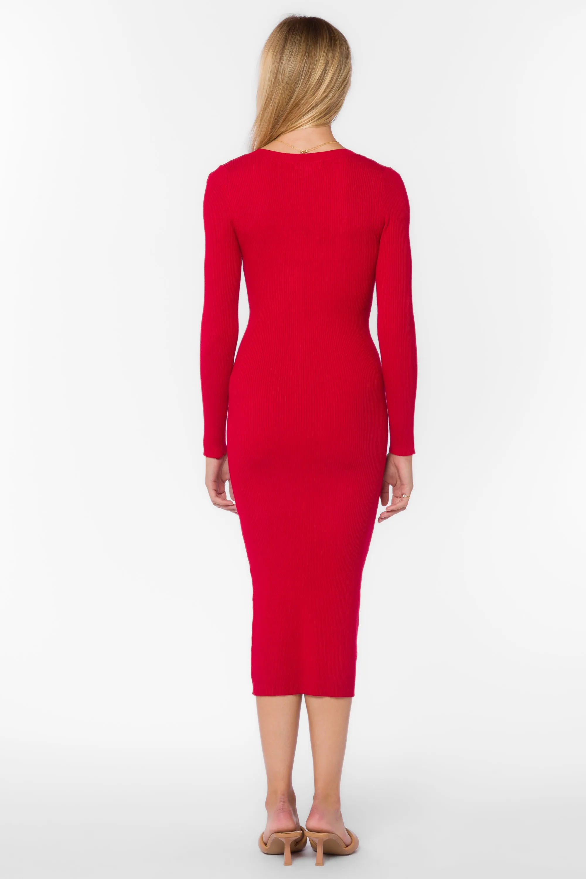 Rasha Red Pepper Dress