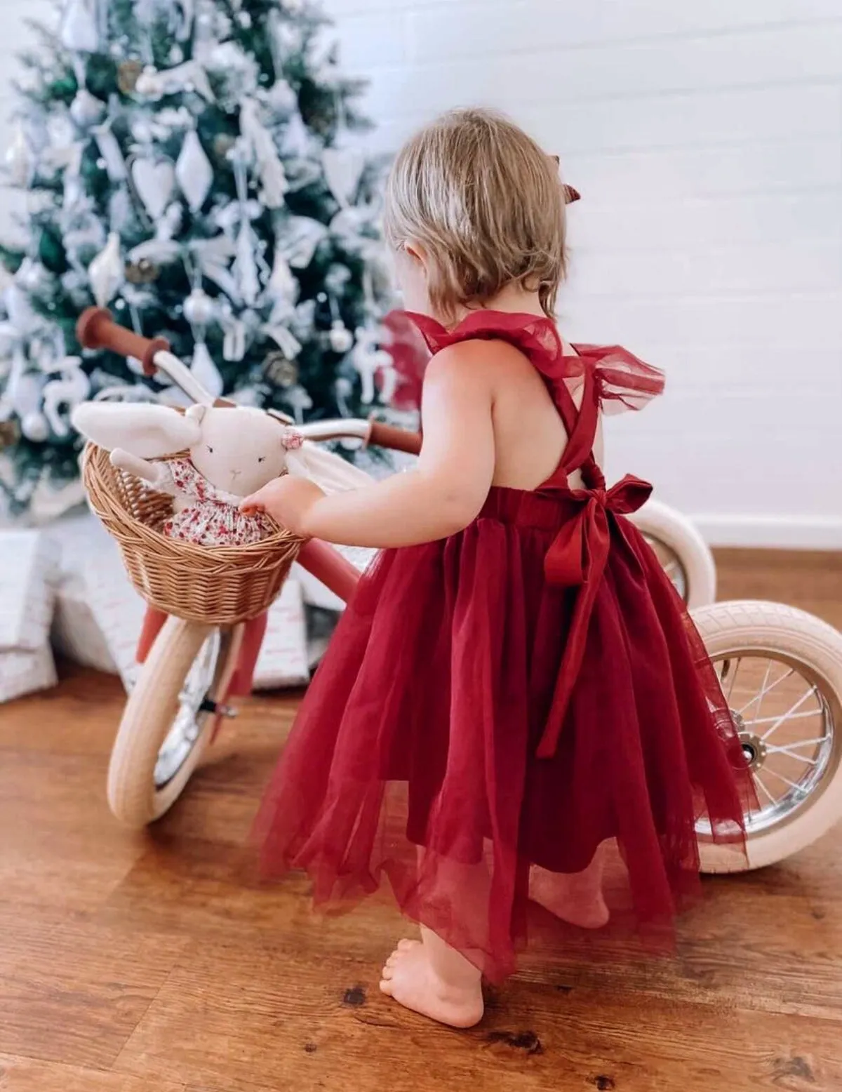 Scarlett Tutu Dress - Cherry Red