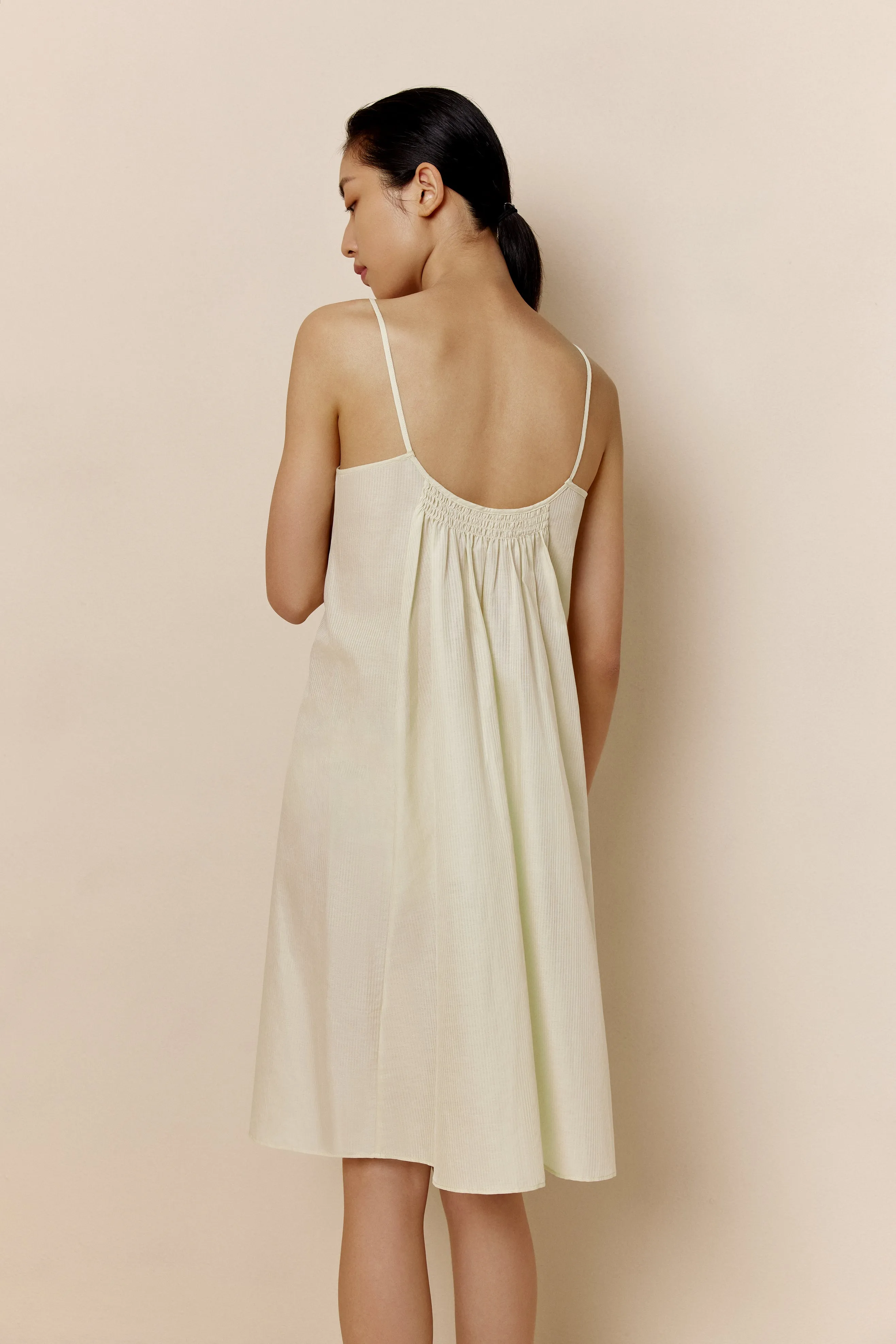 Silk Cotton Slip Pajama Dress