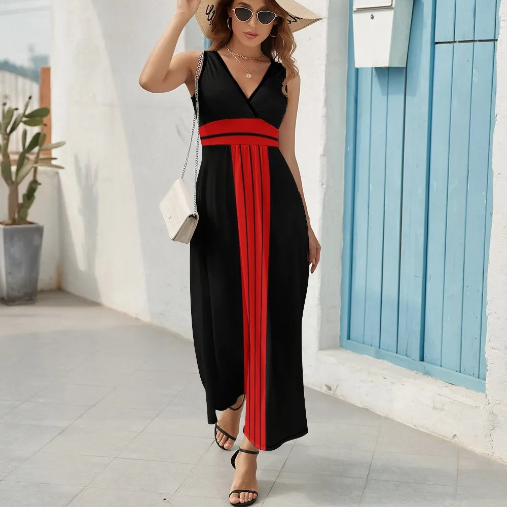 Sleeveless Long Dress (NZ028) Sleeveless dress