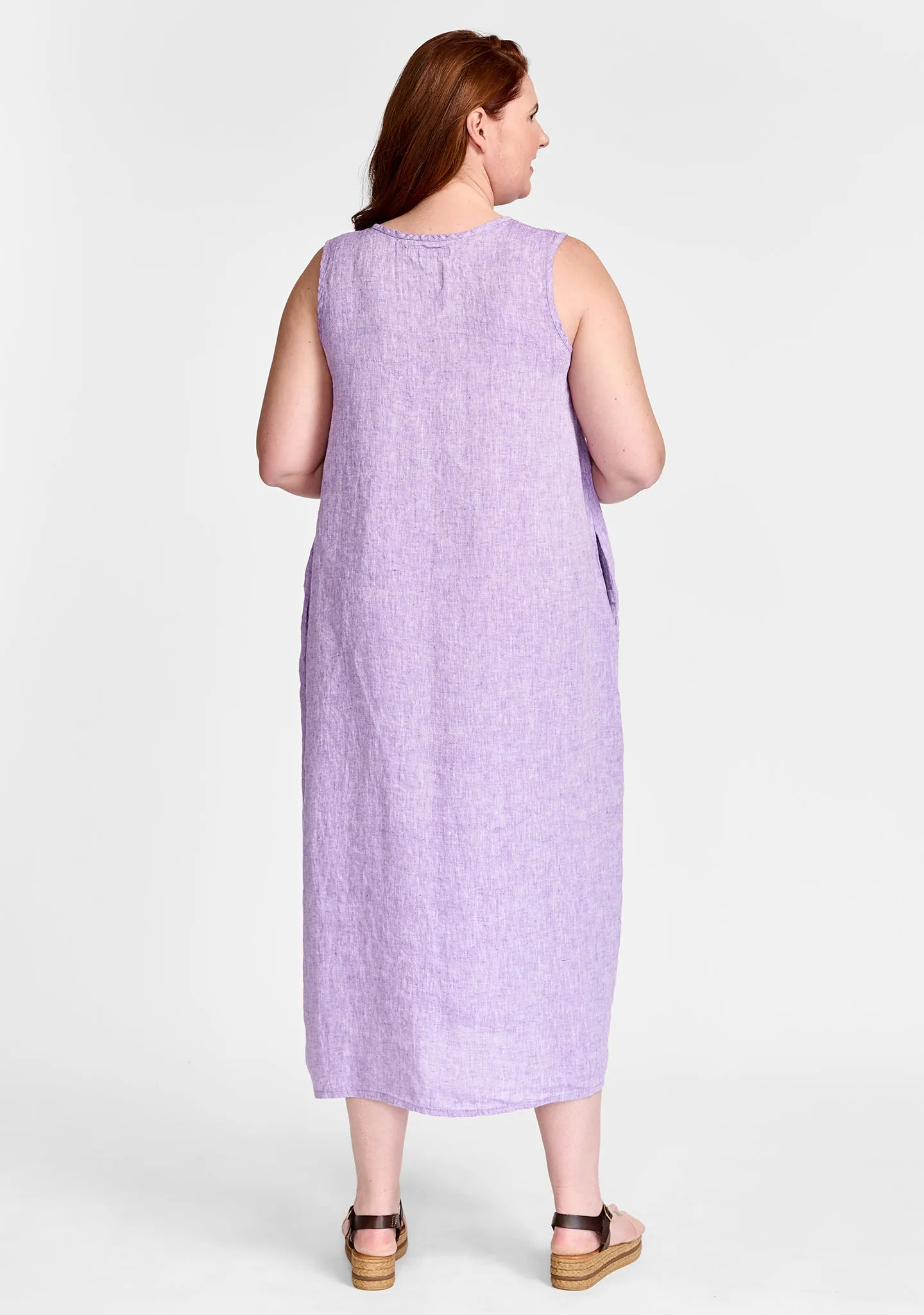 Sybil Dress - Linen Midi Dress