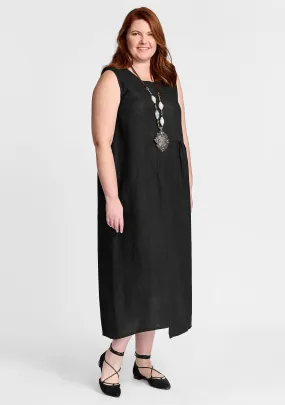 Sybil Dress - Linen Midi Dress