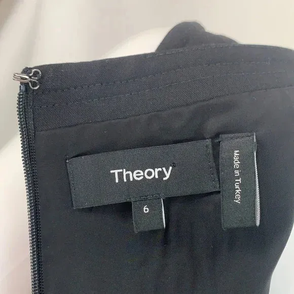 Theory Black Sheath Dress