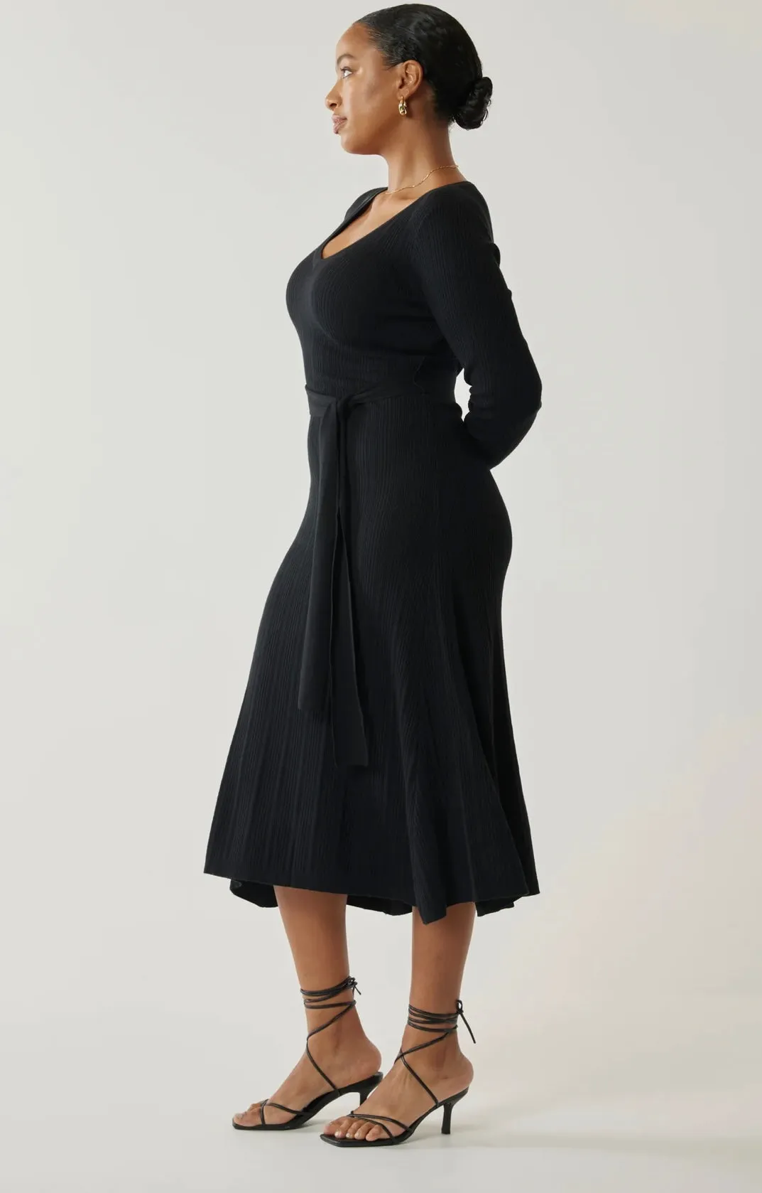 Vienna Knit Dress Black