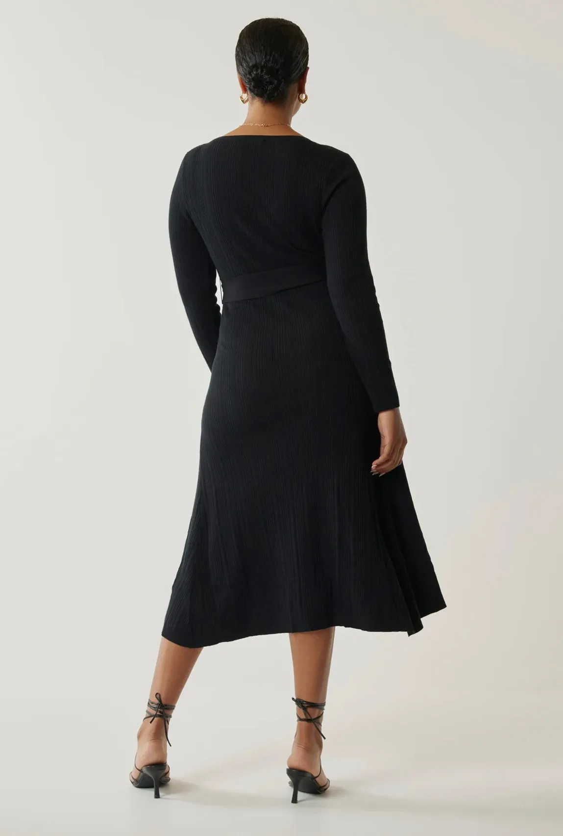 Vienna Knit Dress Black